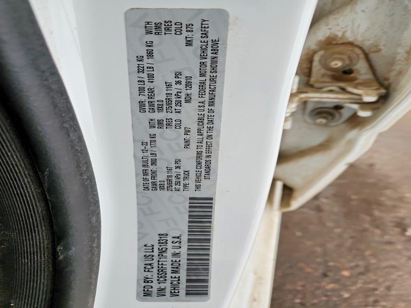 Aukcja sprzedaży 2023 Ram 1500, vin: 1C6SRFFT1PN518318, numer aukcji: 51192876