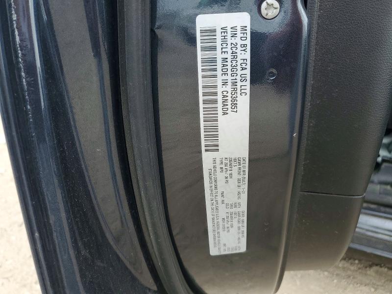 50354296 :رقم المزاد ، 2C4RC3GG1MR536857 vin ، 2021 Chrysler Pacifica مزاد بيع