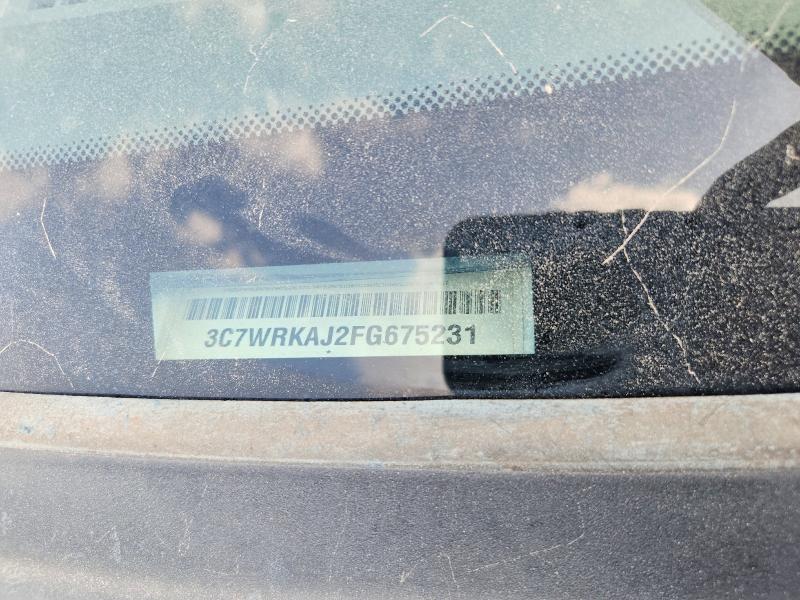 Aukcja sprzedaży 2015 Dodge Ram 4500, vin: 3C7WRKAJ2FG675231, numer aukcji: 54006256