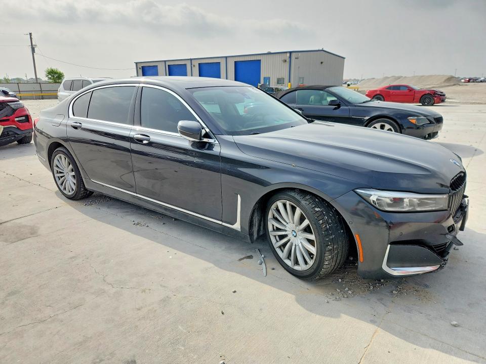 2022 Bmw 740 მანქანა იყიდება აუქციონზე, vin: WBA7T2C07NCH07471, აუქციონის ნომერი: 51343846