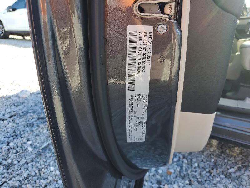 2020 Chrysler Pacifica მანქანა იყიდება აუქციონზე, vin: 2C4RC1GG3LR251838, აუქციონის ნომერი: 49474696