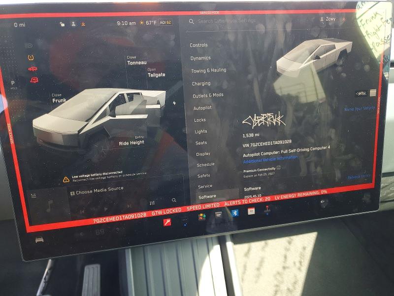 Aukcja sprzedaży 2026 Tesla Cybertruck, vin: 7G2CEHED1TA091028, numer aukcji: 49751376