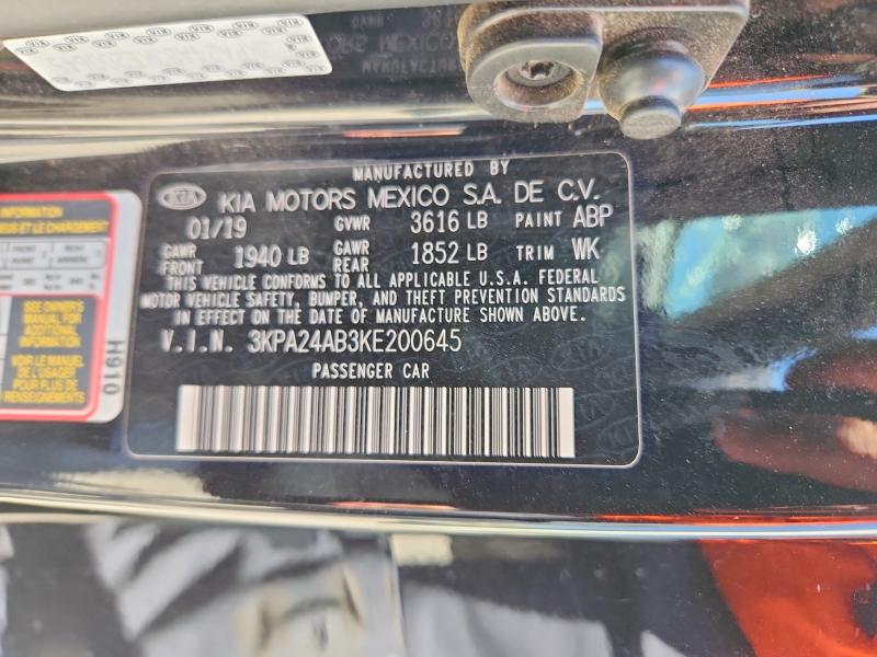 Продажа на аукционе авто 2019 Kia Rio, vin: 3KPA24AB3KE200645, номер лота: 50637026
