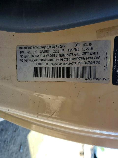Продаж на аукціоні авто 2006 Volkswagen New Beetle, vin: 3VWRF31Y16M319776, номер лоту: 50701286