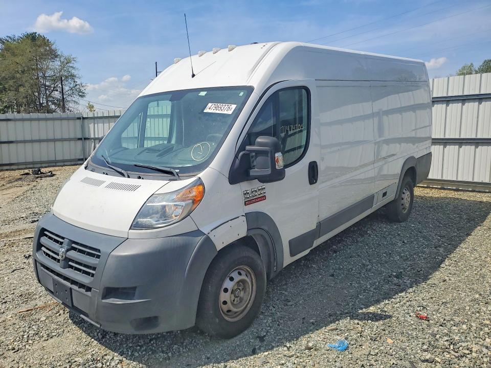 2016 Ram Promaster 3500 მანქანა იყიდება აუქციონზე, vin: 3C6URVJDXGE135839, აუქციონის ნომერი: 47969376