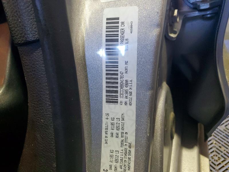 Aukcja sprzedaży 2016 Chrysler 200, vin: 1C3CCCAB8GN178147, numer aukcji: 50825236