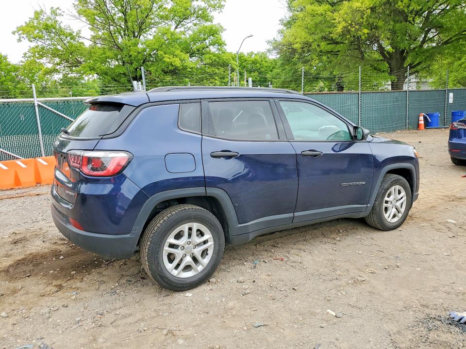 2017 Jeep Compass მანქანა იყიდება აუქციონზე, vin: 3C4NJCAB2HT659801, აუქციონის ნომერი: 51526786
