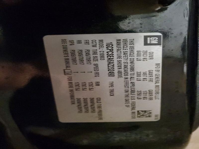 2010 Chevrolet Silverado მანქანა იყიდება აუქციონზე, vin: 1GCPCSEA6AZ232490, აუქციონის ნომერი: 50049396