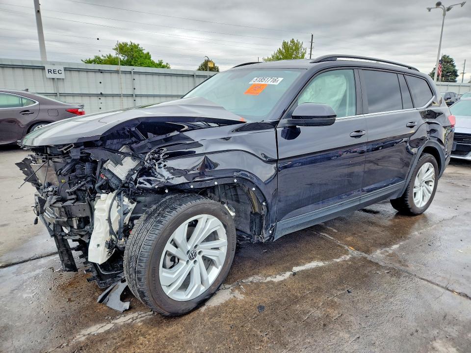 51851716 :رقم المزاد ، 1V2HR2CA2NC526286 vin ، 2022 Volkswagen Atlas مزاد بيع