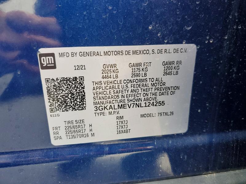 Продажа на аукционе авто 2022 Gmc Terrain, vin: 3GKALMEV7NL124255, номер лота: 47867376