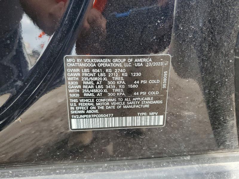 49760416 :رقم المزاد ، 1V2JNPE87PC050477 vin ، 2023 Volkswagen Id.4 مزاد بيع