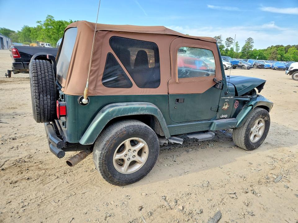 Продаж на аукціоні авто 2000 Jeep Wrangler / Tj, vin: 1J4FA59S0YP788235, номер лоту: 50884176