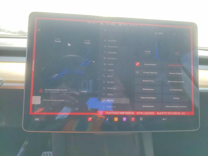 Продаж на аукціоні авто 2022 Tesla Model Y, vin: 7SAYGDEF4NF405115, номер лоту: 50184676
