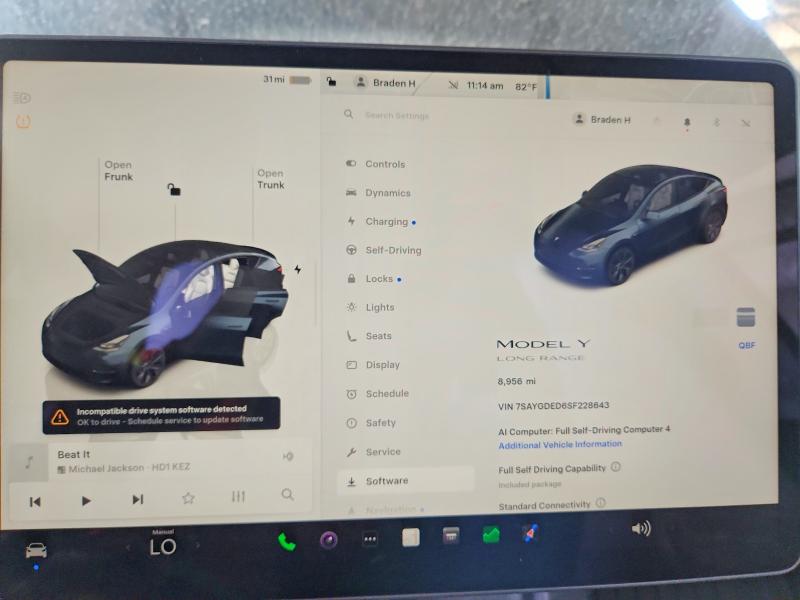 Продажа на аукционе авто 2025 Tesla Model Y, vin: 7SAYGDED6SF228643, номер лота: 50629976