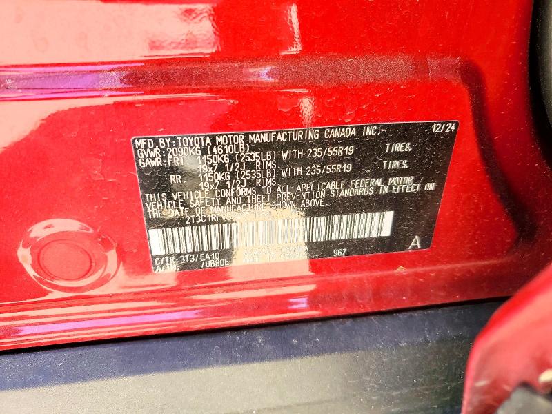 Продажа на аукционе авто 2025 Toyota Rav4, vin: 2T3C1RFV5SW371459, номер лота: 48846476