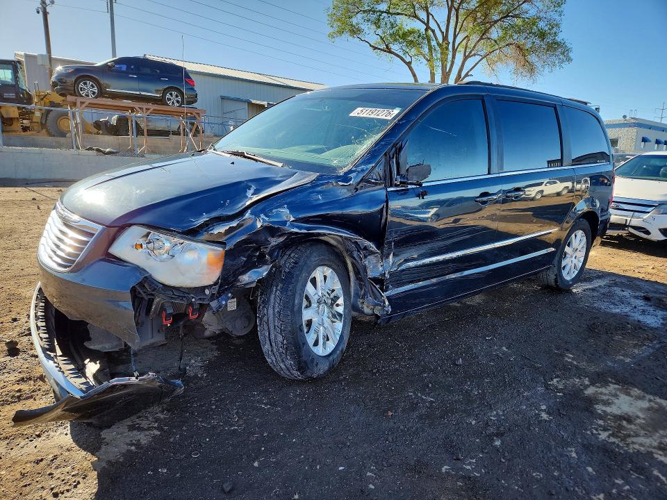 Auction sale of the 2013 Chrysler Town & Country, vin: 2C4RC1BG0DR737189, lot number: 51191276