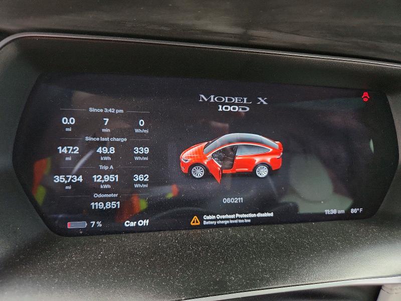 Aukcja sprzedaży 2017 Tesla Model X, vin: 5YJXCDE28HF060211, numer aukcji: 50663376