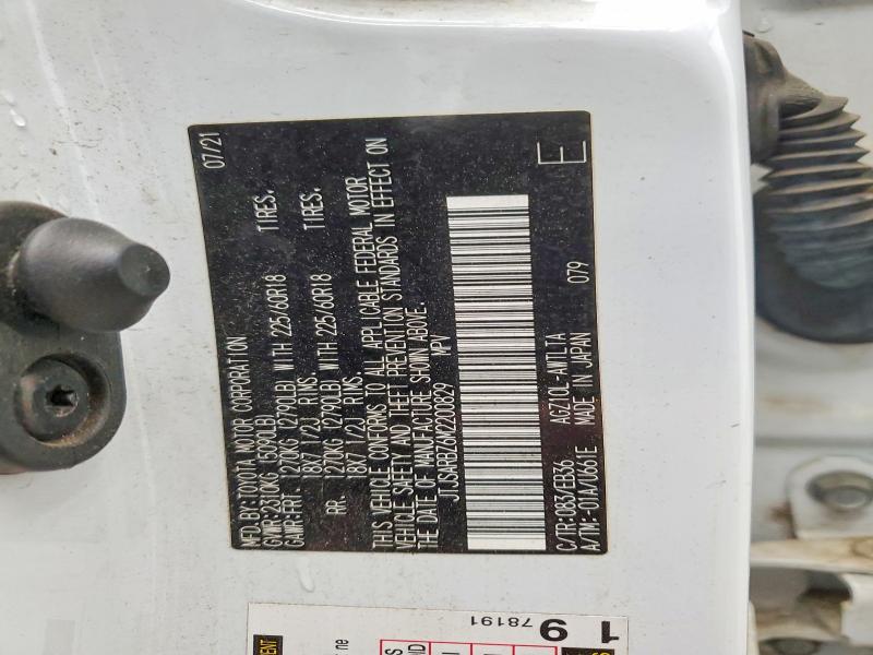 49072756 :رقم المزاد ، JTJSARBZ6M2200829 vin ، 2021 Lexus Nx 300 مزاد بيع