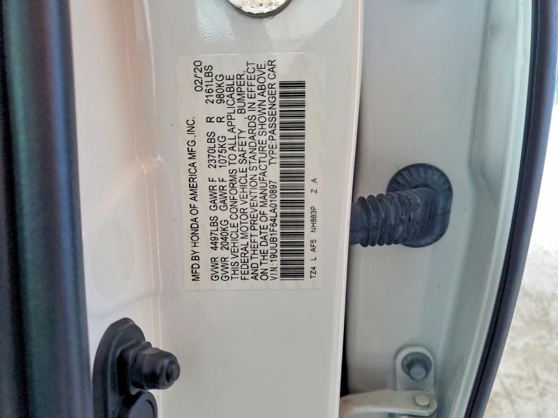 Aukcja sprzedaży 2020 Acura Tlx, vin: 19UUB1F64LA010897, numer aukcji: 48969086