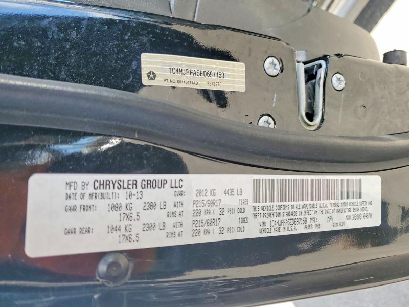 48861166 :رقم المزاد ، 1C4NJPFA5ED697158 vin ، 2014 Jeep Patriot مزاد بيع