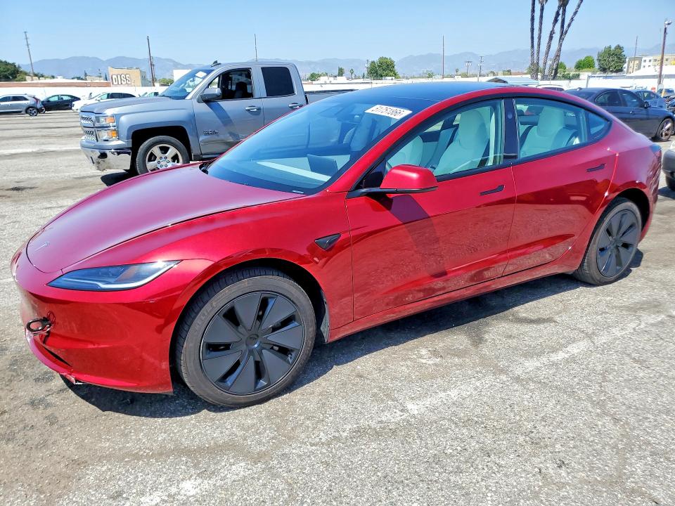 2025 Tesla Model 3 მანქანა იყიდება აუქციონზე, vin: 5YJ3E1EB0SF909147, აუქციონის ნომერი: 51751866