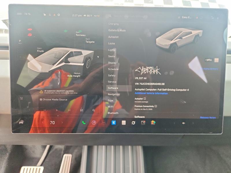 Aukcja sprzedaży 2024 Tesla Cybertruck, vin: 7G2CEHED6RA049138, numer aukcji: 48169096