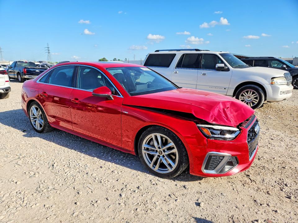 Продаж на аукціоні авто 2022 Audi A4, vin: WAUEAAF49NN013372, номер лоту: 48289636