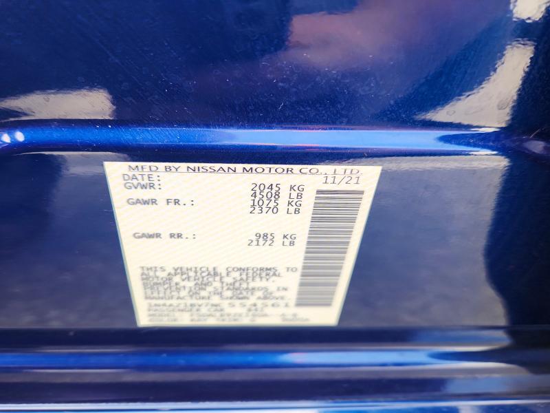 Aukcja sprzedaży 2022 Nissan Leaf, vin: 1N4AZ1BV7NC554561, numer aukcji: 50368696