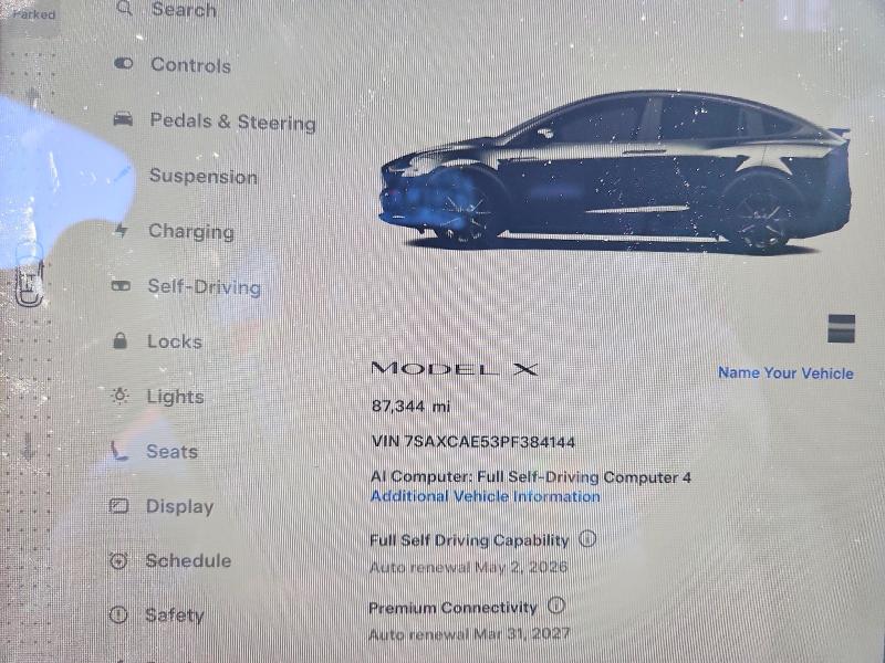 Auction sale of the 2023 Tesla Model X, vin: 7SAXCAE53PF384144, lot number: 49375146