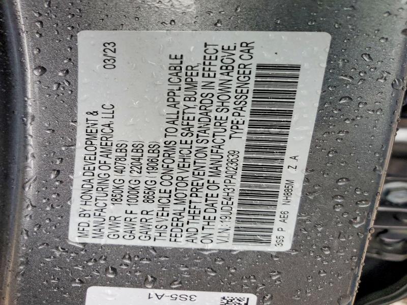 Продажа на аукционе авто 2023 Acura Integra, vin: 19UDE4H31PA023639, номер лота: 48020766