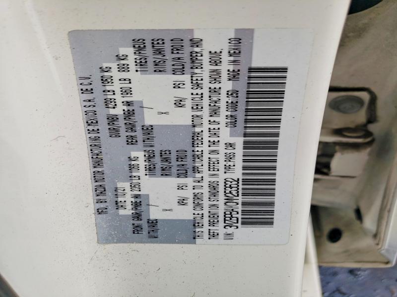 50424586 :رقم المزاد ، 3MZBPBAY0MM253632 vin ، 2021 Mazda 3 مزاد بيع