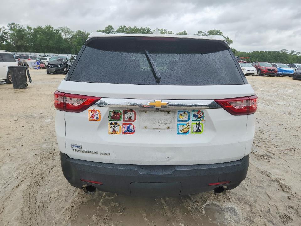 49234116 :رقم المزاد ، 1GNEVFKW5KJ158107 vin ، 2019 Chev Traverse مزاد بيع