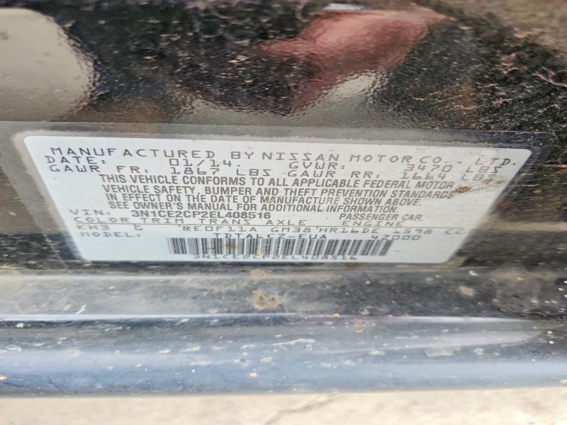 Продаж на аукціоні авто 2014 Nissan Versa Note, vin: 3N1CE2CP2EL408516, номер лоту: 50620736