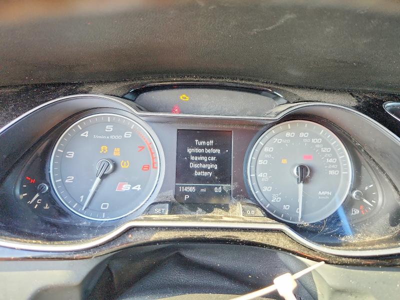2013 Audi S4 მანქანა იყიდება აუქციონზე, vin: WAUKGAFL3DA211654, აუქციონის ნომერი: 50983476
