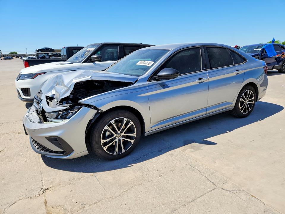 48914136 :رقم المزاد ، 3VWBX7BU7SM077653 vin ، 2025 Volkswagen Jetta مزاد بيع