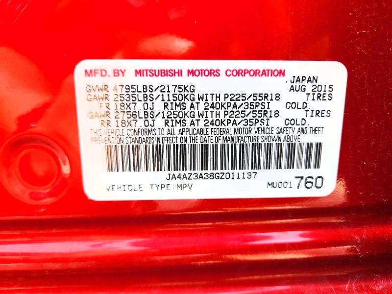Продаж на аукціоні авто 2016 Mitsubishi Outlander, vin: JA4AZ3A38GZ011137, номер лоту: 50506146