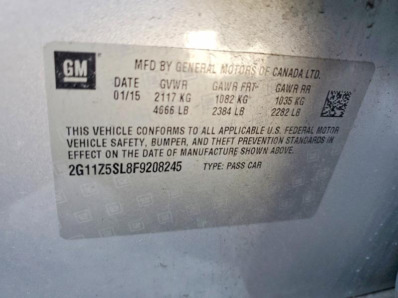 Продажа на аукционе авто 2015 Chevrolet Impala, vin: 2G11Z5SL8F9208245, номер лота: 51475836