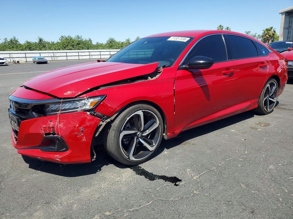 Aukcja sprzedaży 2022 Honda Accord, vin: 1HGCV1F33NA058323, numer aukcji: 51857036
