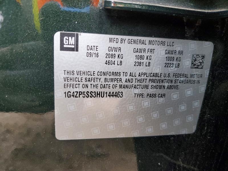 Aukcja sprzedaży 2017 Buick Lacrosse, vin: 1G4ZP5SS3HU144463, numer aukcji: 50788696