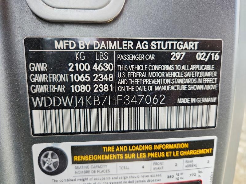Продажа на аукционе авто 2017 Mercedes-benz C, vin: WDDWJ4KB7HF347062, номер лота: 48921516