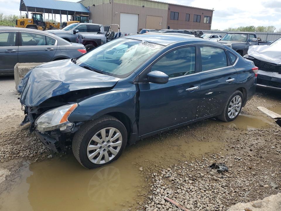 2014 Nissan Sentra მანქანა იყიდება აუქციონზე, vin: 3N1AB7AP2EY238399, აუქციონის ნომერი: 49820986