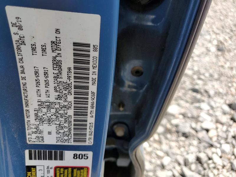 2019 Toyota Tacoma მანქანა იყიდება აუქციონზე, vin: 3TMCZ5AN8KM280728, აუქციონის ნომერი: 51413846