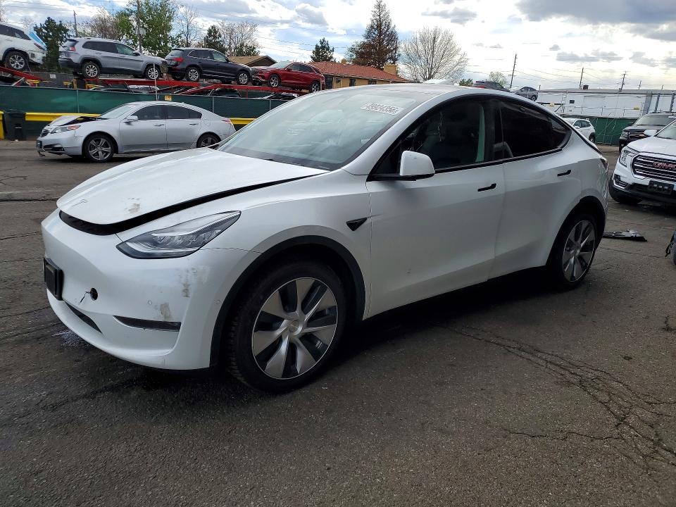 2022 Tesla Model Y მანქანა იყიდება აუქციონზე, vin: 7SAYGAEE5NF338174, აუქციონის ნომერი: 49924356