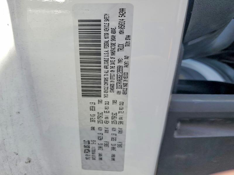 50438146 :رقم المزاد ، 3C6TRVAG9GE129990 vin ، 2016 Ram Promaster 1500 مزاد بيع