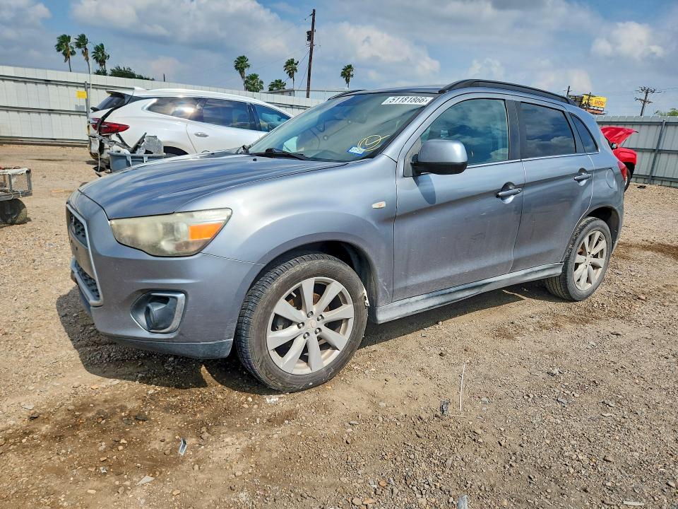 2013 Mitsubishi Outlander Sport მანქანა იყიდება აუქციონზე, vin: 4A4AP4AUXDE016281, აუქციონის ნომერი: 51181866