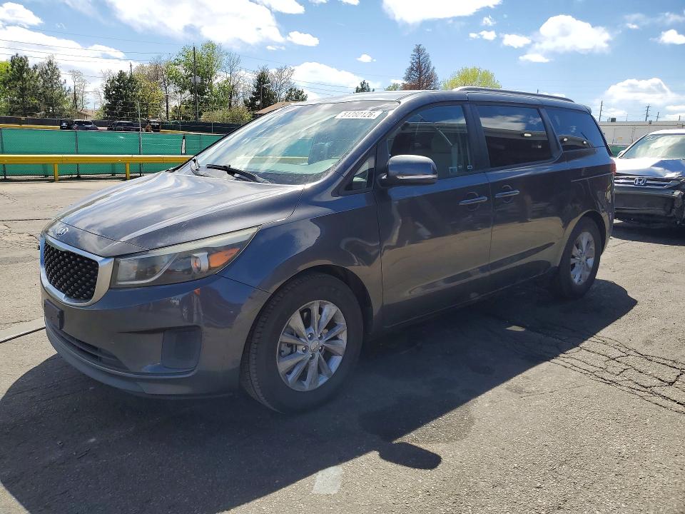 2016 Kia Sedona მანქანა იყიდება აუქციონზე, vin: KNDMB5C15G6089309, აუქციონის ნომერი: 51280126