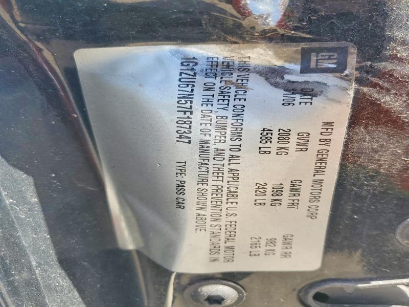 2007 Chev Malibu მანქანა იყიდება აუქციონზე, vin: 1G1ZU67N57F187347, აუქციონის ნომერი: 50585156