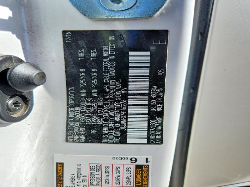 47808546 :رقم المزاد ، JTJJM7FX7H5163536 vin ، 2017 Lexus Gx 460 مزاد بيع