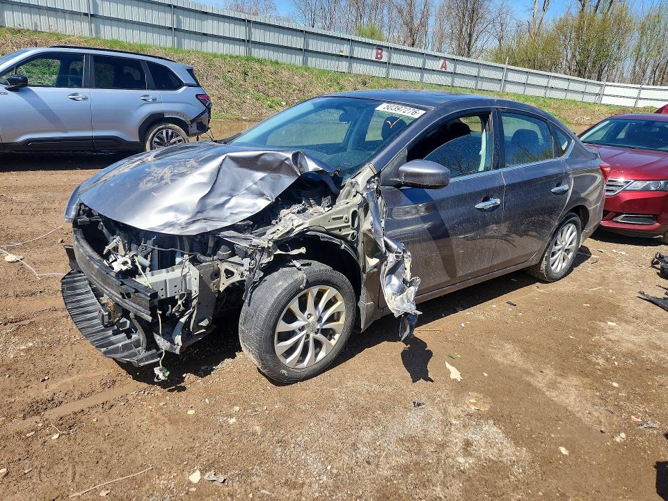 50397276 :رقم المزاد ، 3N1AB7AP8JY311480 vin ، 2018 Nissan Sentra مزاد بيع