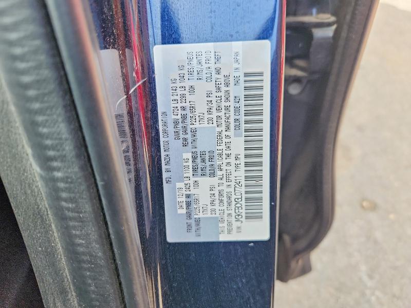 49757096 :رقم المزاد ، JM3KFBCM3L0772411 vin ، 2020 Mazda Cx-5 مزاد بيع